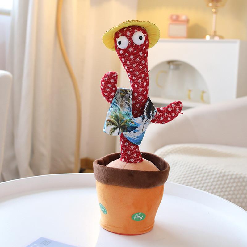 Electric Talking Cactus Toy Swaying Speaks Plush Toy Cute Kids Birthday Gift