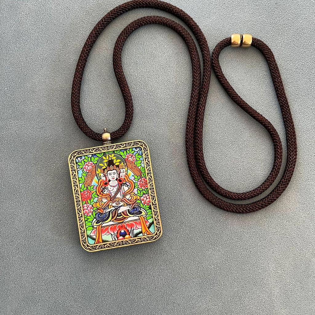 Twelve Zodiac Guardians Thangka Sweater Pendant - Buddhist Souvenirs