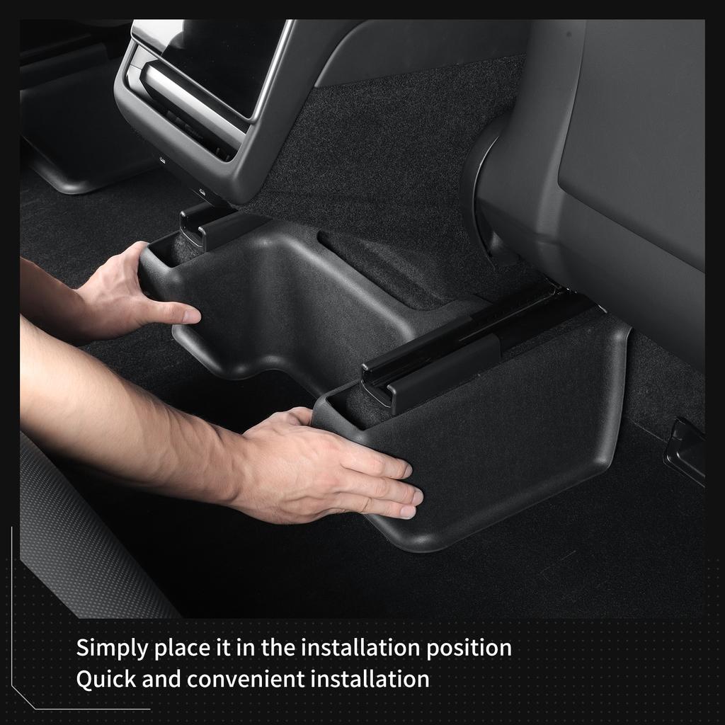 for Tesla Model Y Launch 2025 Juniper Car Under Seat Corner Anti-dirt Protective Pad Anti Kick Pad Accessories