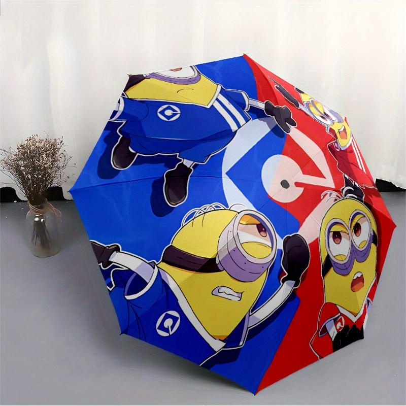 1pc Automatic Open/close Folding Portable Cute Outdoor Umbrella  with 8-Ribs Structure for Women/Men, A0901009