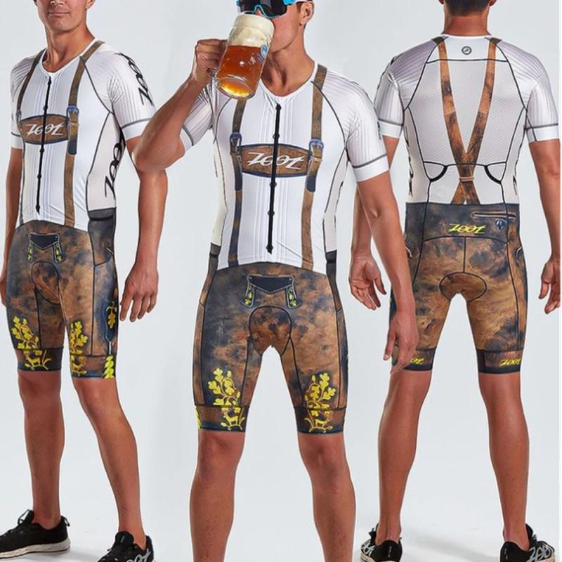 Mens Cycling Jersey Triathlon Suit Quick Dry Performance Wear Outdoor Training Road Race