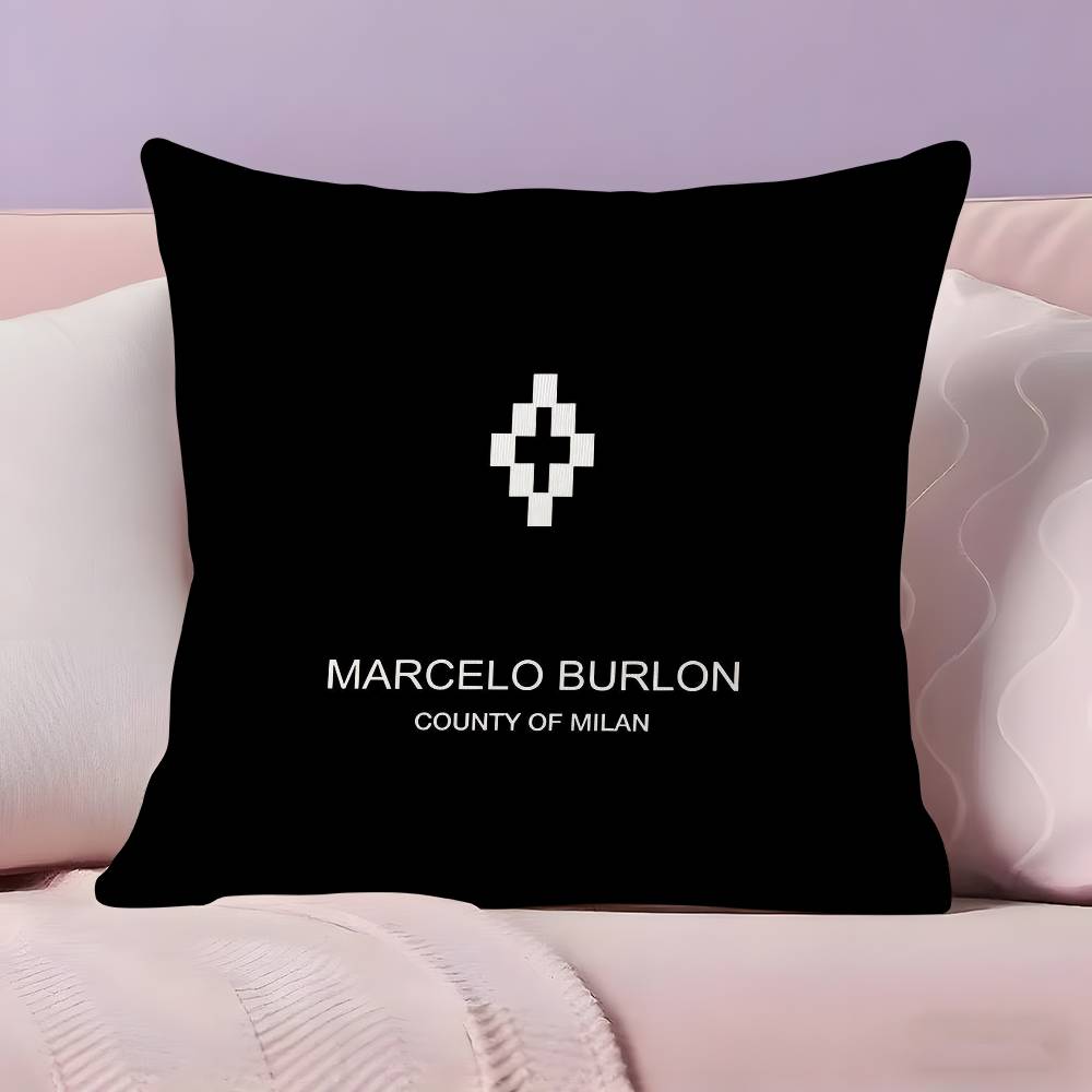 Federa m-Marcelo b-Burlon alla Moda Tessuto Ultra Morbido Amico della Pelle Comfort Simile a una Nuvola e Cerniera a Scomparsa