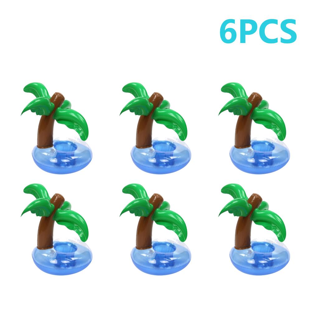 Inflatable Cup Holder Mini Swimming Ring Float Toys Party Decoration Beach Bar Coasters Pool Accessories Floating Drink Holder