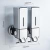 Wall-Mounted Retractable Manual Soap Dispenser for Hotel Bathrooms