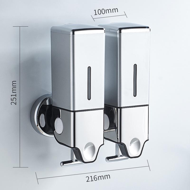 Wall-Mounted Retractable Manual Soap Dispenser for Hotel Bathrooms