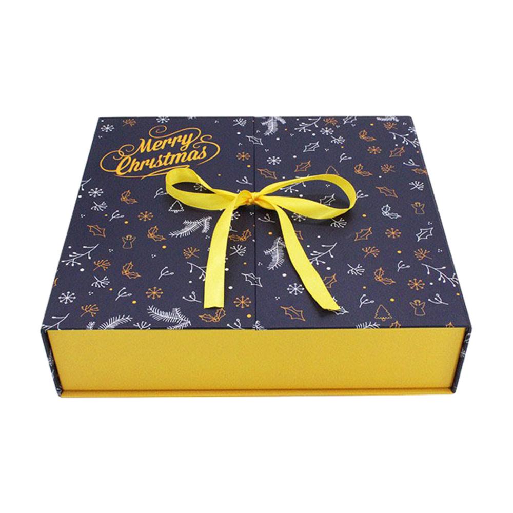 

Календарь обратного отсчета 24 дня Рождественский календарь Контейнер для подарков-сюрпризов на Новый год Для семьи и друзей Пустые рождественские подарочные коробки M синий