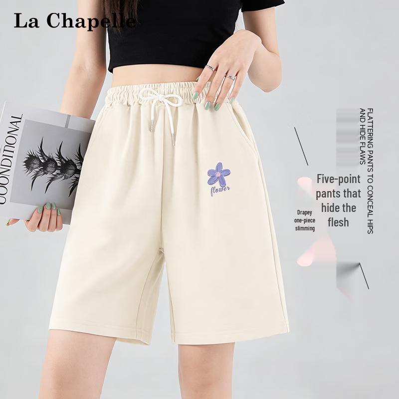 La Chapelle Women s Drawstring Sport Shorts M
