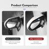 RFKNG1 Car rearview mirror rainproof eyebrow cover accessories For Volkswagen VW Scirocco Passat Polo B5 B6 B7 CC Tiguan Sharan Touran