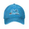 Rival Boxing Corpo Print Baseball Caps Distressed Washed Sun Visor Protection Cap Unisex Outdoor Summer Adjustable Snapback Hat