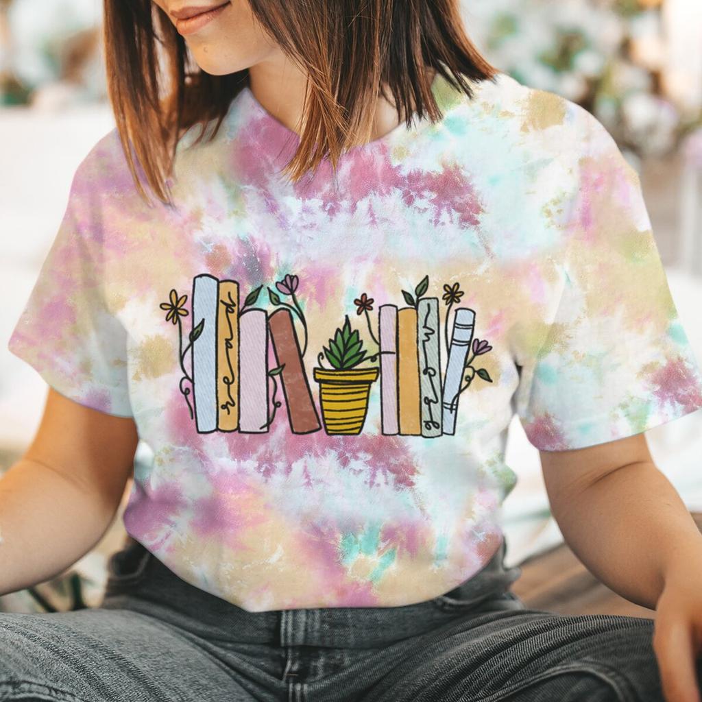 Women Clothes WGTD Fashion Lady Short Sleeve Print Tops O-neck Tees Female Summer Tshirt Graphic T-Shirt