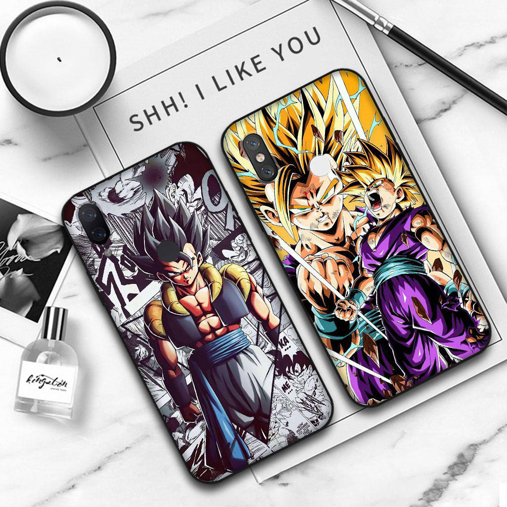 JW64 Dragon Ball Vegeta Black Soft Case für iPhone 16 15 Plus 14 13 Pro 8 SE XR XS Max P30 Nova 5T Y5P Y6 Y7 Y8P Y9 Realme C30 C33 C31 VIVO Y36 V27