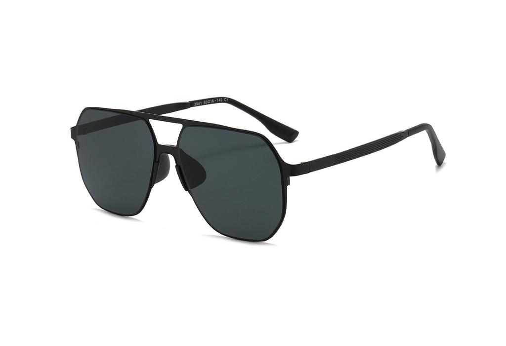 KAJILA 2026 Men's Polarized Retro Square Sunglasses with Double Bridge