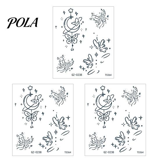 3 Pezzi Adesivi Tatuaggio Impermeabili per Uomo Donna, Viso Corpo Braccio Petto Spalla Coscia Vita Tatuaggio Temporaneo Decalcomania, Tatuaggio Finto Body Art a Lunga Durata