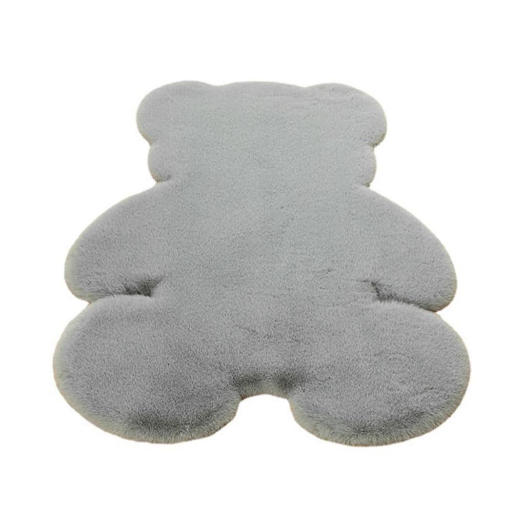 Cartoon Animal Bedroom Carpet Polyester Solid Color Bedside Sofa Area Rug Decorative Bay Window Floor Mat for Accessories