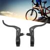 1 Pair Bike Brake Handle Aluminum Alloy Ergonomic   Mountain Road Bike Brake Lever for Handlebars