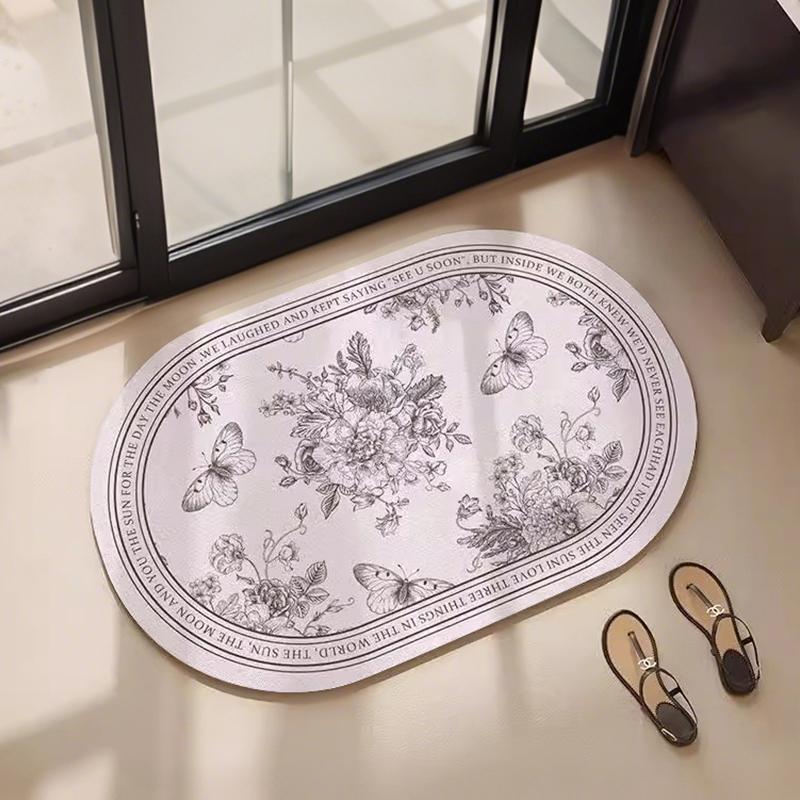 American diatom mud floor mat bathroom mat absorbent foot mat toilet toilet quick drying non-slip door mat carpet dirt-resistant