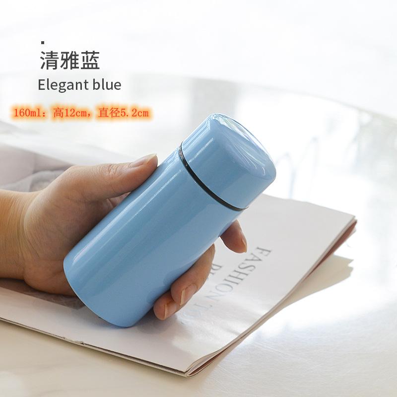 Mini Water Bottle 160ML Micro Vacuum Insulation Metal Thermos Bottle Leak Proof and Spill ProofSuitable for Beverages Coffee Tea