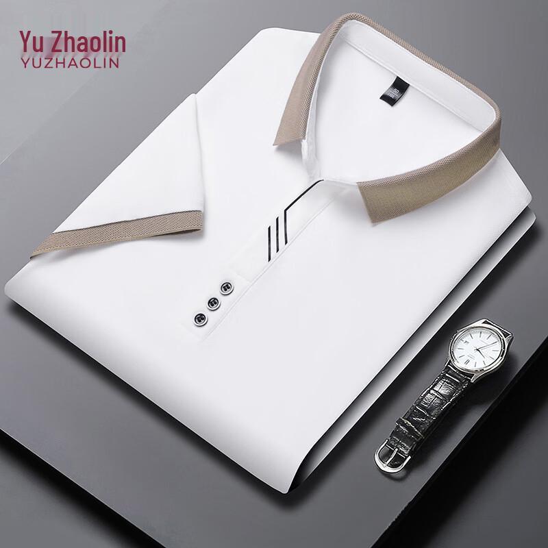 YUZHAOLIN Men s Summer Lapel Short Sleeve T-Shirt XXXL