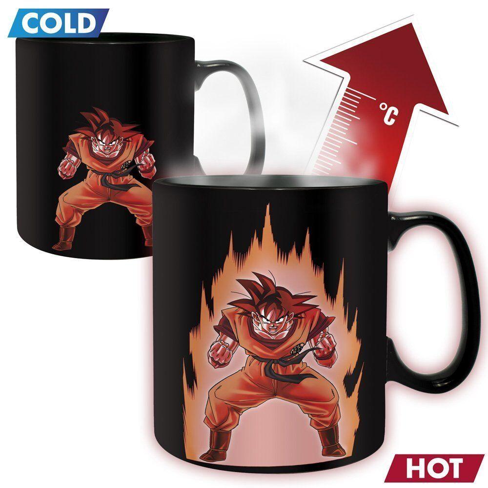 Son Ball Dragon Goku Heat Color Changing Ceramic Mug Cartoon Print Cup Gift