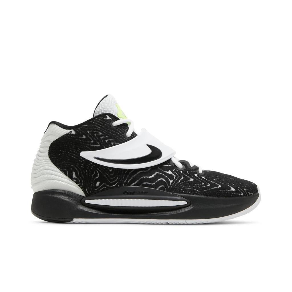 Nike KD 14 TB 'Black White' (Unisex) Black / White / Volt Basketball Shoes DA7850 001