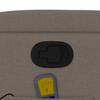 Massage Relax Chair Taupe Fabric