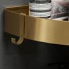 Xuanyong Brushed Gold Aluminum Bathroom Basket Set (Triangular & Square)