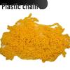 PE Traffic Safety Chain: Red/White/Yellow/Black Warning Chain for Cones, Posts, Barriers, or Clothes Drying Rack