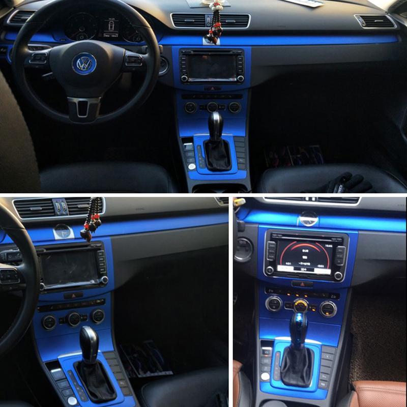 Per Volkswagen VW CC/Passat B7 Interno Pannello di Controllo Centrale Maniglia Porta Adesivi Decalcomanie Accessori Car styling