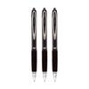 UNI-BALL Signo UMN207 0.7mm Gel Pen Black Ink Pack of 3 for Smooth Writing at Home Office School