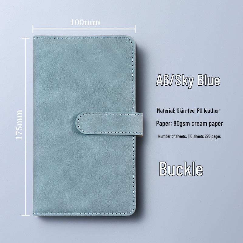 Custom Portable A6 PU Leather Notebook with Logo Printing – Thick, High-Value, Compact Design