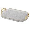 Food Platter Clear Plastic Serving Tray With Handles Versatile Dining Tea Serving Platter For Home Restaurant Cafe Decorate Tray