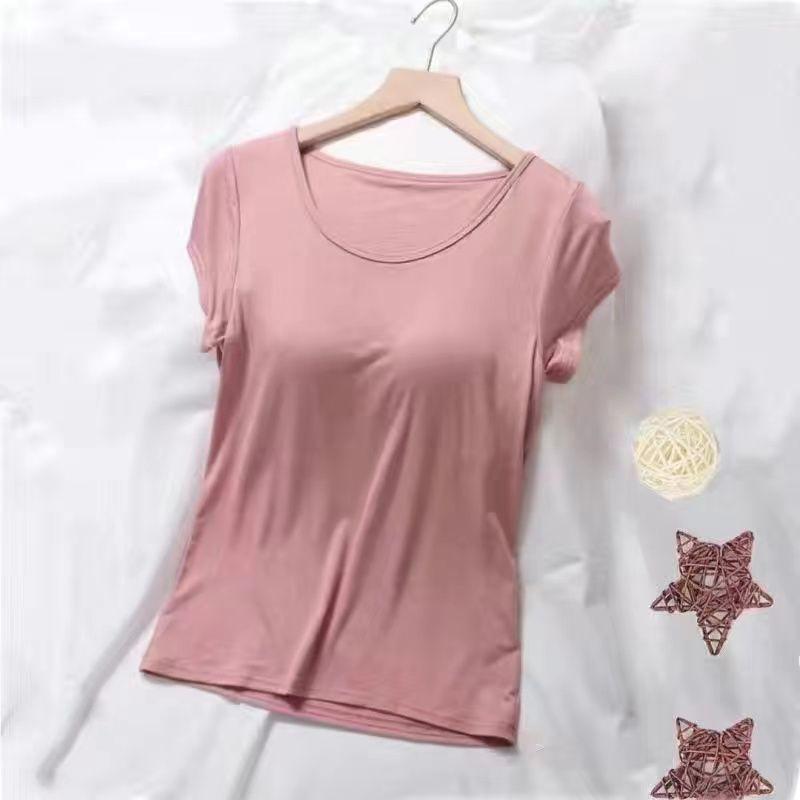 Damen Einfarbig Brustpolster Cup One Damen Tank Top Unterwäsche Übergröße