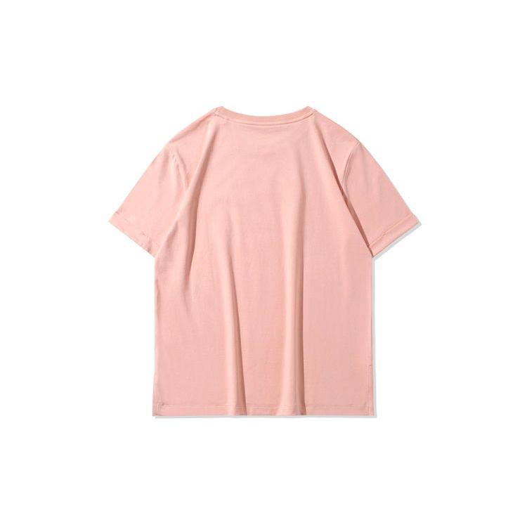Li Ning Sportmode Serie Lockeres Kurzarm T-Shirt Damen Tops Nebel-Rosen-Pink AHSQ258-2