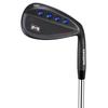 XINGGM Sand S Wedge, 48°, 50°, 52°, 54°, 56°, 58°, 60° (Black, Steel, Flex, 56°, Right-Handed)