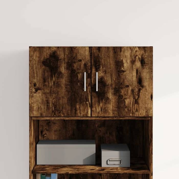 VidaXL Wall Cabinet Smoked Oak 70x42.5x40 Cm Engineered Wood 846121