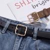 Women's 2024 Trendy Fashionable Summer Versatile Soft Cowhide Belt For Jeans