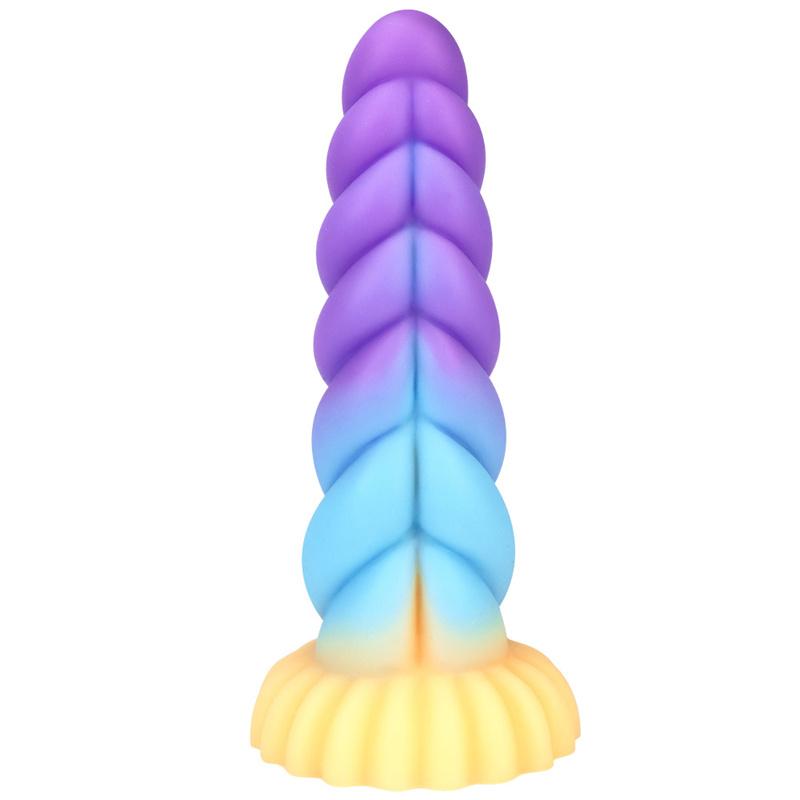 Intestines Anal Plugs Mixed Colored Silicone Dildo Penis Simulation Big Penis Alternative Sex Adult Products