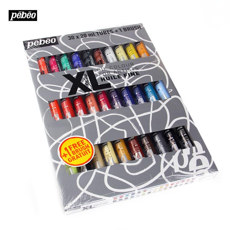 Bebeo Pebeo XL Oil Paint Set - 20ml Tubes, Available In 10, 20, 30, or 40 Colors