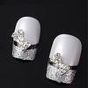 10 Pcs 3D Clear Alloy Rhinestone Bow Tie Nail Art Slices Studs DIY Decorations