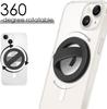 Supporto Anello per Telefono con Cinturino Morbido in Silicone Magnetico per Magsafe iPhone 16 Supporto Universale Anello di Presa Sicura Mac Safe Loop