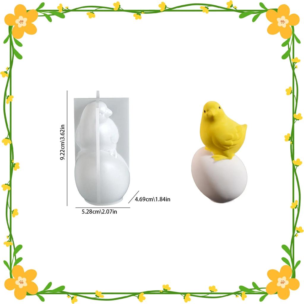 Latests Models Chick Candle Mold Diy Diy Resin Mold Easter Candle Silicone Mold Silicone For Home Decoration Diy Craft Candle