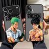 Case for iPhone 17 Pro Max 11 14 Air 13 Mini 7 8 SE 16 Plus XS XR 15 12 Funda Back Phone Cover Cool One Piece Luffy Zoro