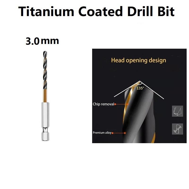 1PC Drill Bit Set Nitride Coated Cordless Screwdriver Compatible