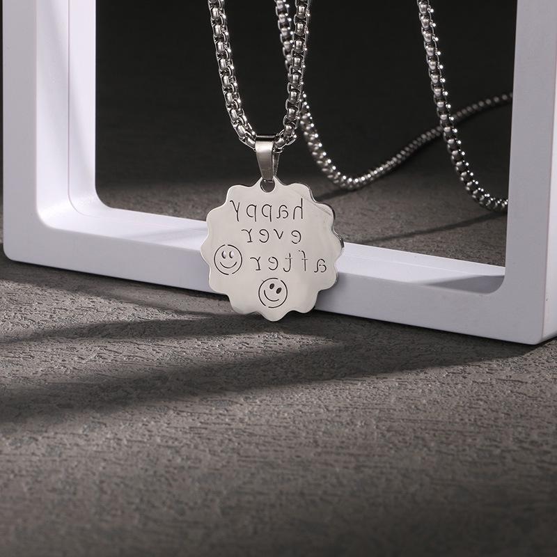 Men's Titanium Steel Hip Hop Pendant Necklace - Trendy, Non-fading Street Style