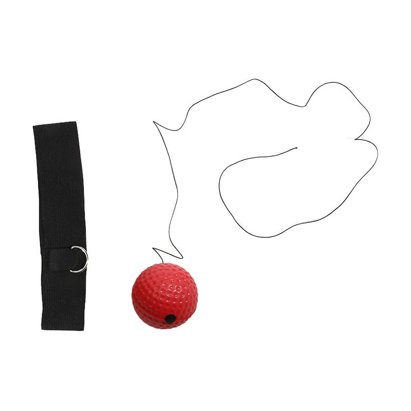 Boxing Reflex Ball Headband Set for Beginner Adjustable Head-Mounted Boxing Speed Ball Adult Children Sports Rebound Reaction Ball