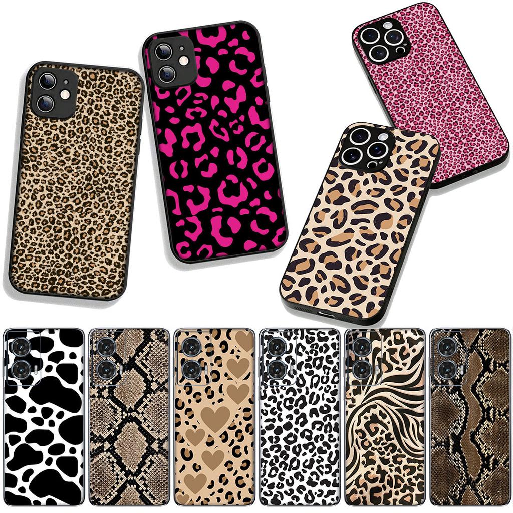 for Xiaomi Redmi 15 A5 9A 9T 10A 10C 9C NFC 15C Note 11 9 10 Pro Plus 8T Phone Cover Case Cow Print Leopard Snake Casing