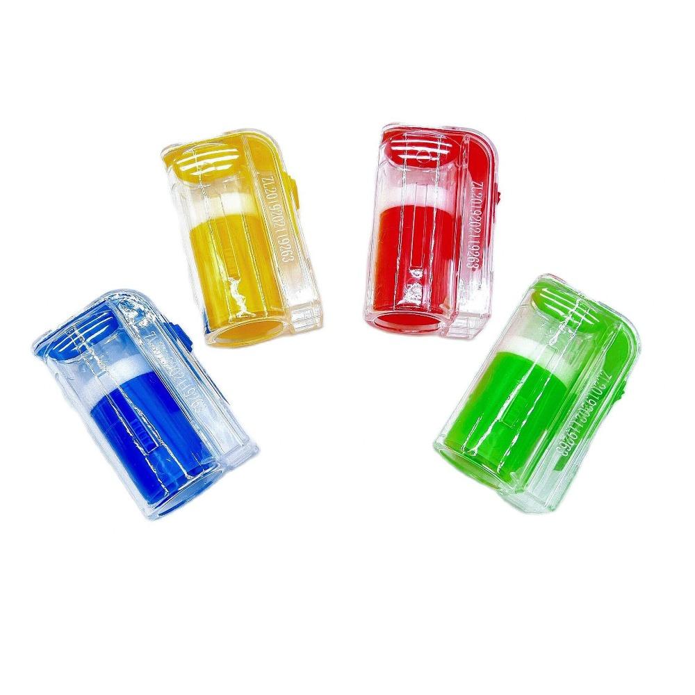 Durable Plastic Queen Bee Marking Catcher with Plunger Plush Strong Bee Marker Bottle Handed Bee Cage For Beekeeper Equipment