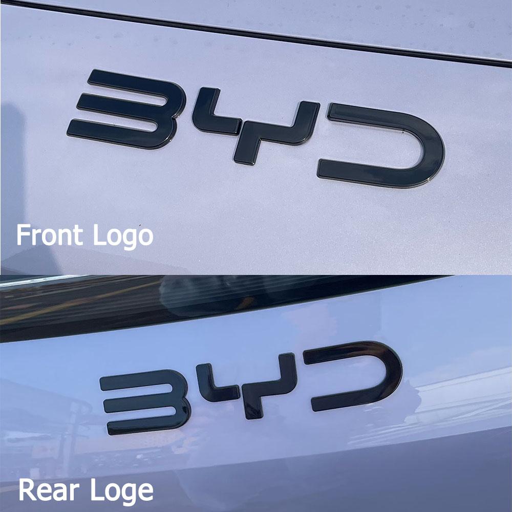 Černá Přední a Zadní Znak Modifikace Pro BYD Sealion 7 Černý Válečník Znaky Auta Krycí Styly Logo Příslušenství Znaků Auta