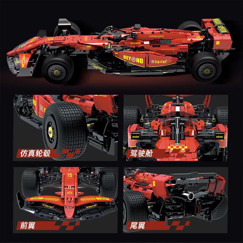 2361Pcs F1 Racing Car Building Blocks 18 number racing car model City Sports Car Bricks Toy Gift for Creative Kids