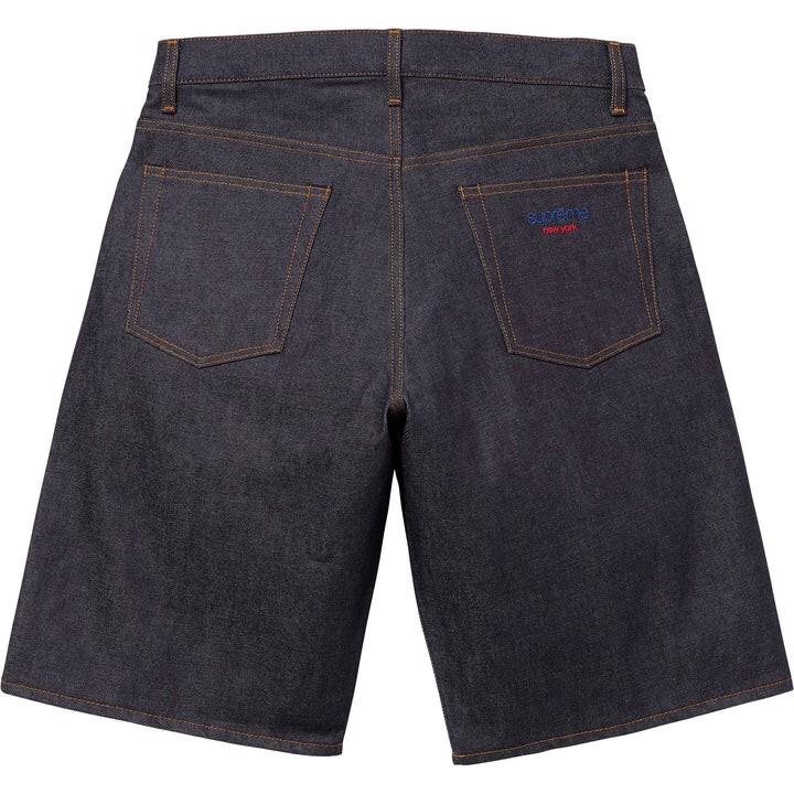Supreme Rigid Baggy Selvedge Denim Short Rigid Indigo